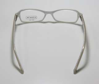NEW COACH LIZZIE 514 48 15 135 WHITE EYEGLASS/GLASSES/FRAME CRYSTALS 
