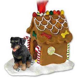  Rottweiler Gingerbread House Christmas Ornament