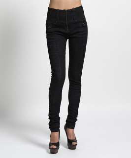 MOGAN 0~15 Hot TREND Zip Stretch HIGH WAISTED SKINNY JEANS Vintage 