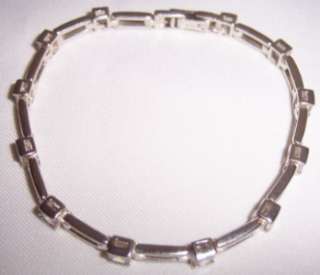 Silpada .925 Sterling Silver Cubic Zirconia Bracelet B1906 Retired 