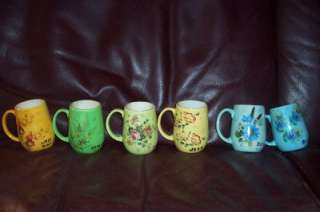 Hand Made Ceramic Coffe Cup Set of 6  