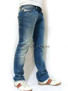 BNWT DIESEL Mens Jeans Slim Straight Safado 74F Blue  