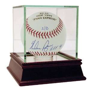 Nolan Ryan Signed Ball   with HOF 99 Inscription   Autographed 