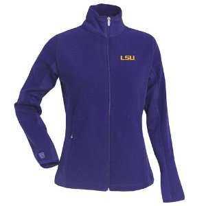 LSU Womens Sleet Full Zip Fleece (Team Color) SIZE MEDIUM:  