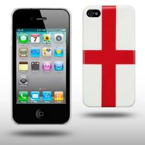  IPHONE 4G ST GEORGE CROSS (ENGLAND FLAG) COVER BY CELLAPOD 