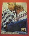 1986 LEE JEANS Ad ArtGREAT NEW JEANS THAT FEEL LIKE GREAT OLD JEANS 