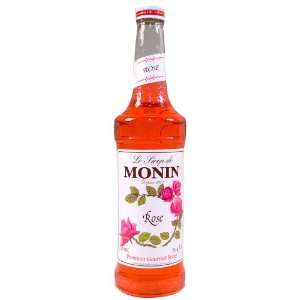 Monin M AR056A 12 750 ml Rose Syrup Grocery & Gourmet Food
