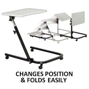  Overbed Table with Pivot & Tilt Feature Health & Personal 