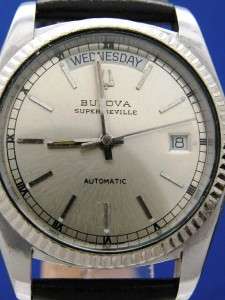   this week is a stunning Mens Bulova Super Seville Stainless Watch