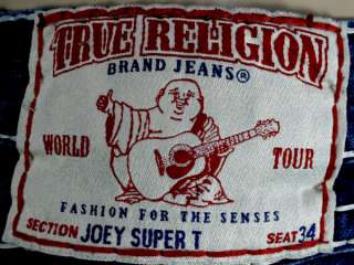 True Religion Jeans Mens Joey Super T Rusty Bar 24803NBT2  
