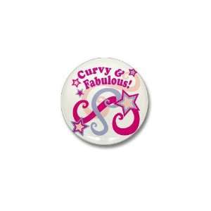  Curvaceous amp; Fabulous Health Mini Button by  