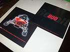 RedLine Snowmobile Brochure 1999 2001 Revolt