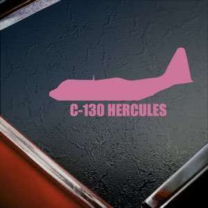 C 130 HERCULES Pink Decal Military Soldier Window Pink 