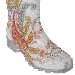 Adi Designs Womens Paisley Print Rain Boots  Overstock