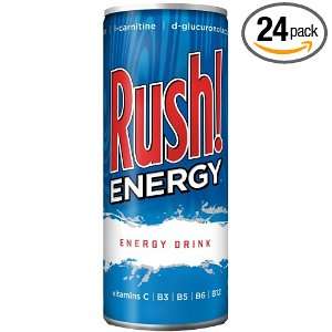 Rush! Energy Drink, 8.4 Ounce Cans (Pack of 24):  Grocery 
