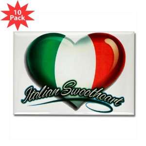   Magnet (10 Pack) Italian Sweetheart Italy Flag: Everything Else