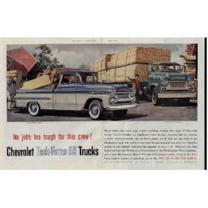 too tough for this crew! Chevrolet Task Force 59 Trucks. .. 1959 