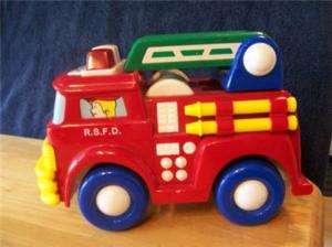 RADIO SHACK TOY FIRE ENGINE TRUCK NO RC TRANSMITTER  