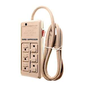    Electricord A1591 004 AS 6 Outlet Surge Protector