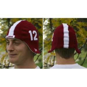  Alabama Crimson Tide Pigskin Fleece Lined Knit Hat Sports 