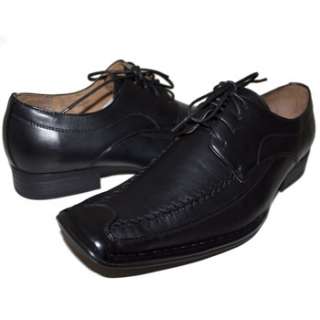 LS BD7215 Quality Mens Dress Shoes NEW BLACK size 8 Oxfords  