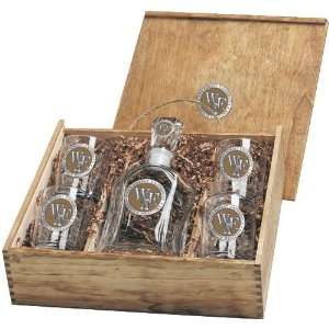   Forest University Capitol Glass Decanter Boxed Set