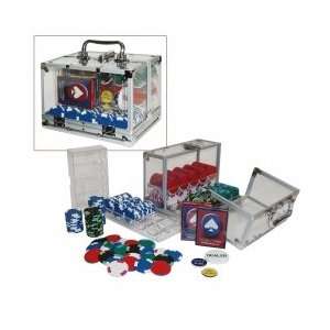 Nexgen 600 Chip Las Vegas Poker Set W/Acrylic Case:  Sports 