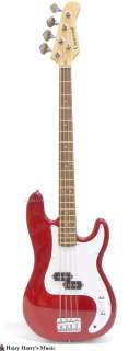 Crestwood Electric Bass Guitar PB970TR Transparent Red  