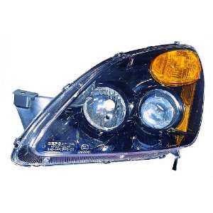   1146PXAS2 Honda CRV Black Headlight Projector Assembly Set Automotive
