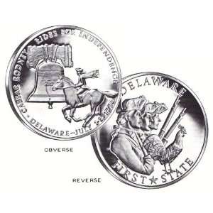    Delaware Bicentennial Medal   Sterling Silver 