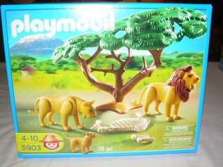 PLAYMOBIL 5903 LION PRIDE FAMILY 15pcs New In Sealed Box, HTF