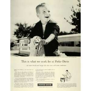 1957 Ad Parke Davis & Co Anticonvulsant Drugs 