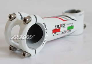 2011 SELCOF Road MTB Pro Aluminum Stem White 31.8mm  
