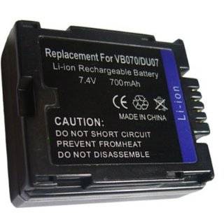  Battery & Charger for Hitachi DZ BX35A DZ BX37A Camcorder 