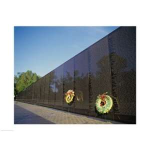  Wreaths on the Vietnam Veterans Memorial Wall, Vietnam 