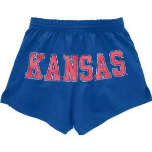   Jayhawks Womens Royal Blue Authentic Soffe Shorts: Sports & Outdoors