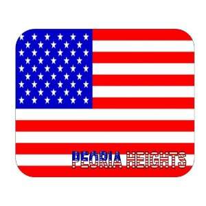  US Flag   Peoria Heights, Illinois (IL) Mouse Pad 