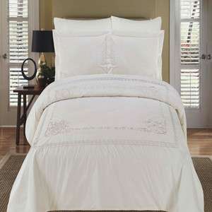   Duvet & Shams 100% Cotton 3 piece bed set! Full/Queen/King/Cal King