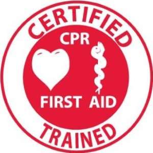  HARD HAT EMBLEMS CERTIFIED CPR FIRST AID TRAINED: Home 