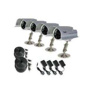   : 80 IR Weatherproof Bullet Night Vision Camera Kit: Camera & Photo