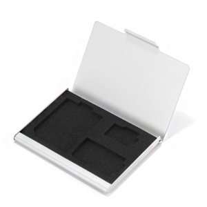  3 Slots Sleek Aluminum Neoprene Pocket SD Mini Micro T 