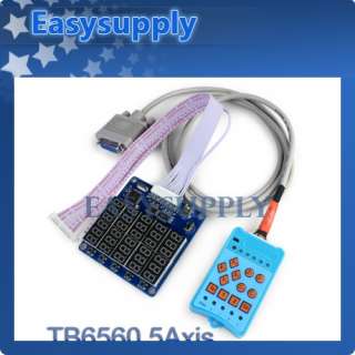 CNC Kit 5Axis Display & Remote For 5 Axis TB6560 Stepper Driver Board 