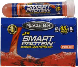 Muscletech Smart Protein Advanced Liquid Protein Shot Orange Blast 6 