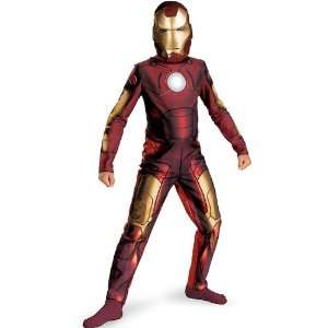  Iron Man 2008 Movie Child Costume Medium (7 8): Toys 
