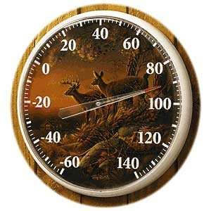  Wild Wings Sunset Harvest Outdoor Thermometer by Terry 