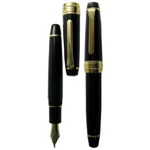com Sailor King Of Pen Professional Gear Black Gold Trim Fountain Pen 