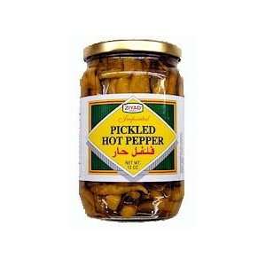 Pickled Hot Peppers, (Ziyad) 12oz Grocery & Gourmet Food