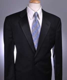 ISW*  Recent!  Armani Collezioni Black Tux Tuxedo Suit 42L 42 L  