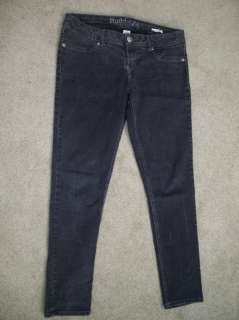 MUDD denim jeans size 11 LEGGINGS black 33 x 29 womens  