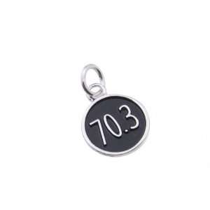  Sterling Silver 70.3 Circle Charm 